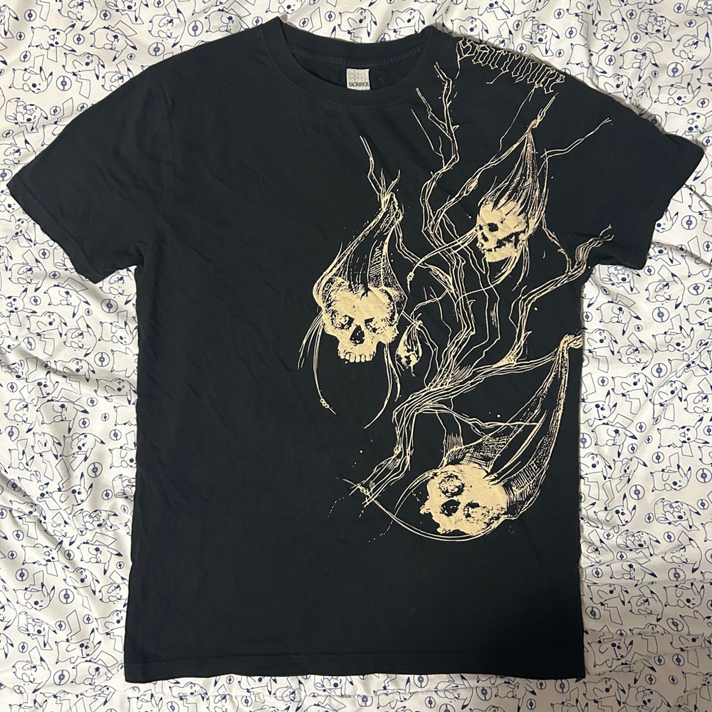RARE | HALLOWEEN 💀 | SACRIFICE Skull Gothic Graphic Tee Shirt